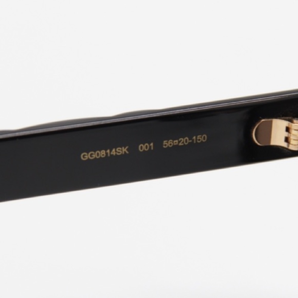 NEW GG0814SK 001 NEW COLLECTION WOMEN’S SUNGLASSES GUCCI GG0814SK BLACK - Picture 12 of 14